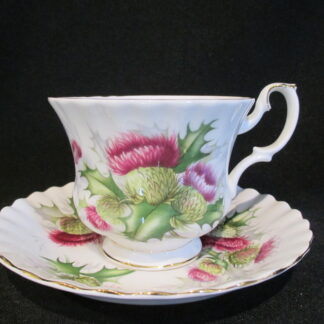 Royal Albert Highland Thistle Cup & Saucer