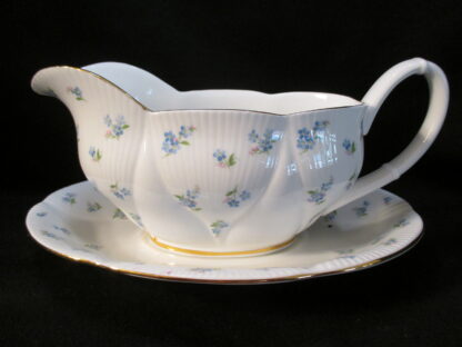 Royal Albert Blue Heaven Gravy Boat & Stand