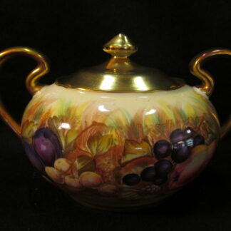 Aynsley Orchard Gold Covered Sugar