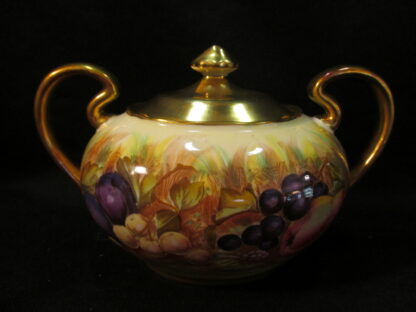 Aynsley Orchard Gold Covered Sugar