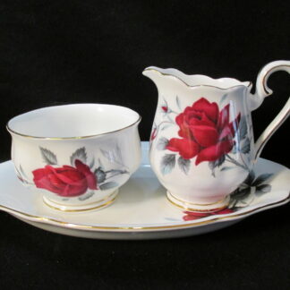 Royal Albert Sweet Romance AD Cream, Sugar & Regal Tray