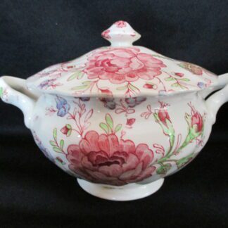 Johnson Brothers Rose Chintz Covered Sugar
