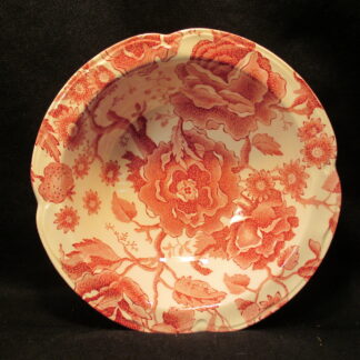 Johnson Brothers English Chippendale Red Pink Rim Cereal Bowl