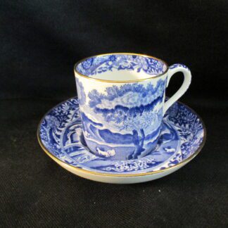 Spode Blue Italian Demi-Tasse Cup & Saucer