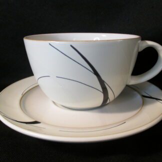 Denby Oyster Strands Cup & Saucer
