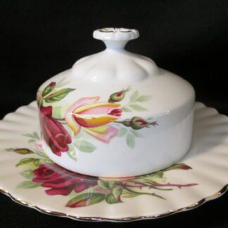 Royal Albert Kings Ransom Covered Butter Dish