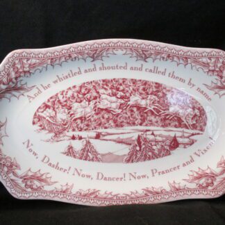 Johnson Brothers Twas the Night Oval Platter - 12 Inch
