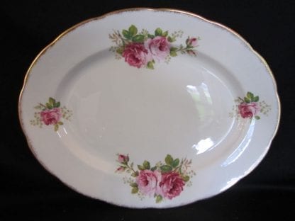 Royal Albert American Beauty Oval Platter - 13 inch