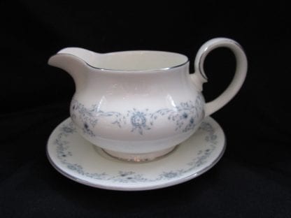 Royal Doulton Angelique H4997 Gravy Boat & Stand