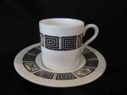 Wedgwood Asia Black R4288 Demi-Tasse Cup & Saucer