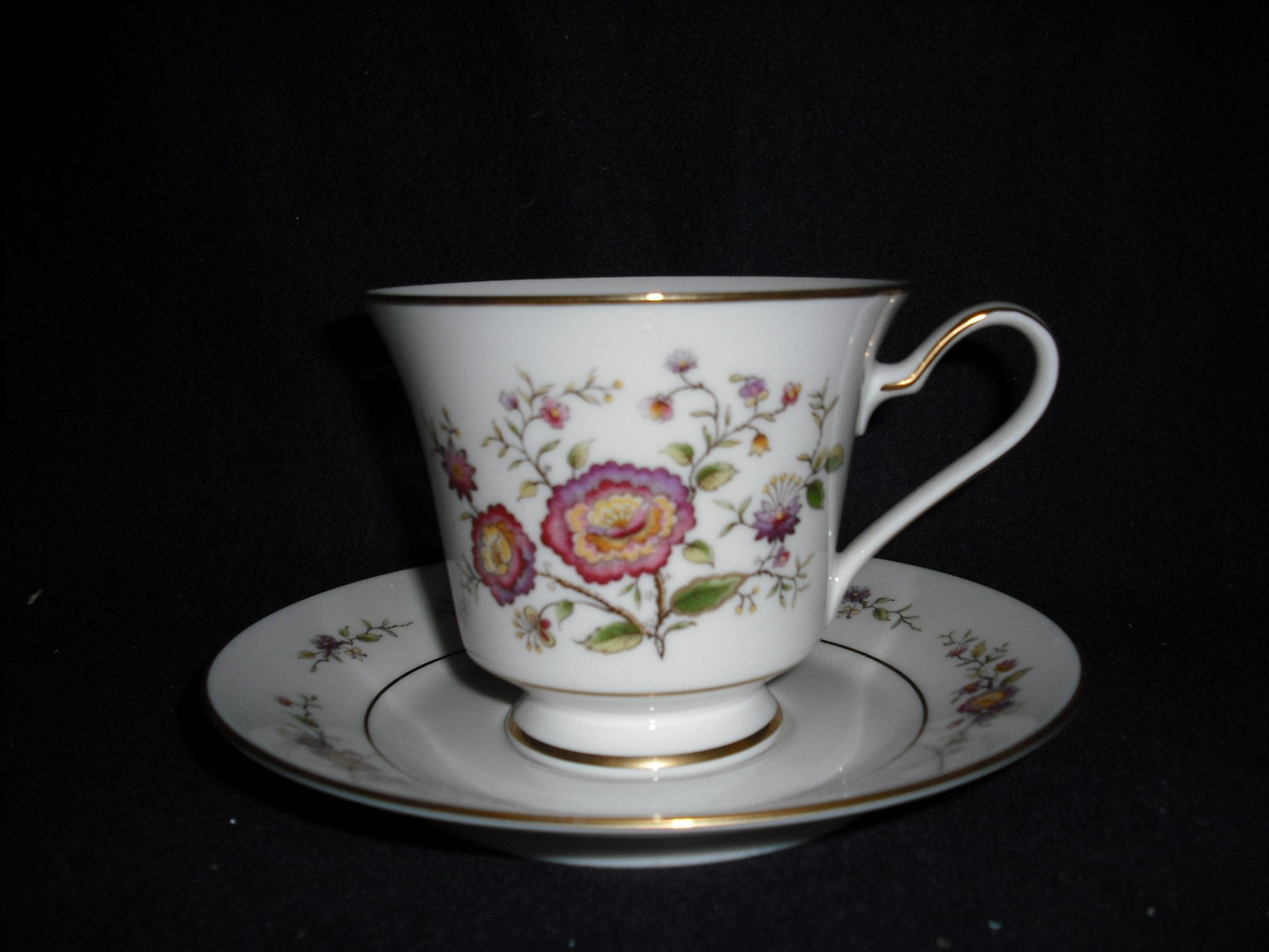 Coffee Cup and Saucer Mint Condition Noritake Asian Song 