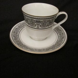Mikasa Black 5880 Cup & Saucer