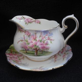 Royal Albert Blossom Time Gravy Boat and Stand