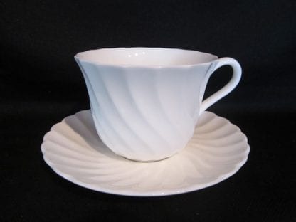 Wedgwood Candlelight White Cup & Saucer