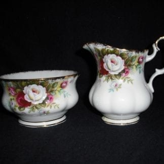 Royal Albert Celebration AD Cream & Sugar