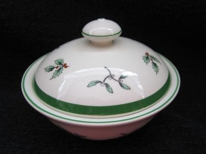 Spode Christmas Tree Covered Round Box