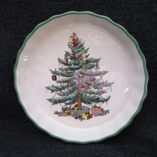 Spode Christmas Tree Round Flan Pan- Small