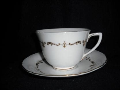 Royal Worcester Gold Chantilly Cup & Saucer