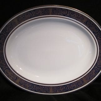 Royal Doulton Imperial Blue H4996 Oval Platter - 13 inch