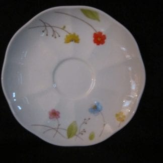 Mikasa Just Flowers A4182 Demi-Tasse Saucer Only