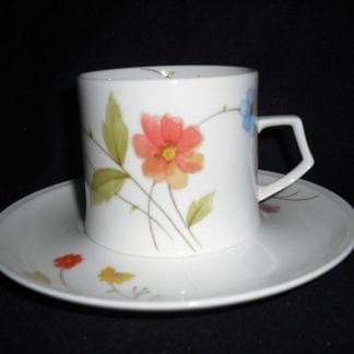 Mikasa Just Flowers A4182 Cup & Saucer