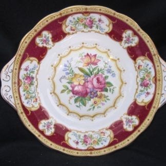 Royal Albert Lady Hamilton Handled Cake Plate