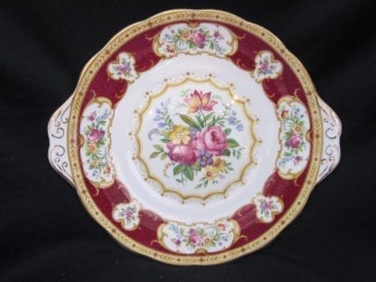 Royal Albert Lady Hamilton Handled Cake Plate