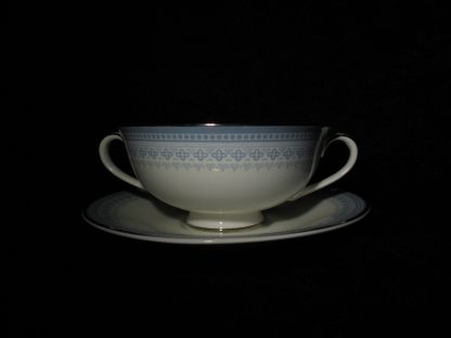 Royal Doulton Lorraine H5033 Cream Soup Bowl & Stand
