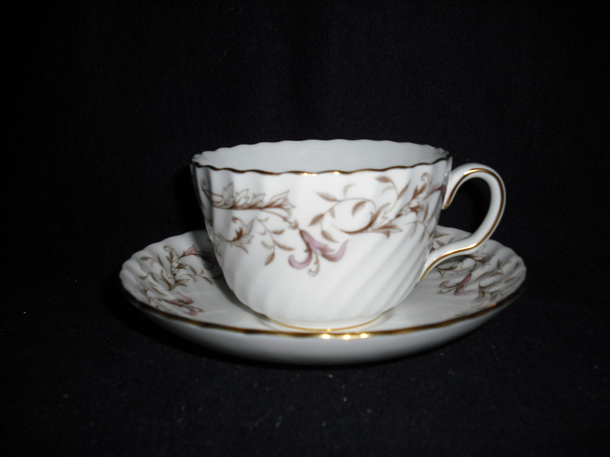 MINTON china MOORLAND pattern S697 Cup & Saucer Set 