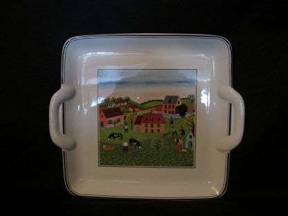 Villeroy & Boch Design Naif Square Handled Cake Plate