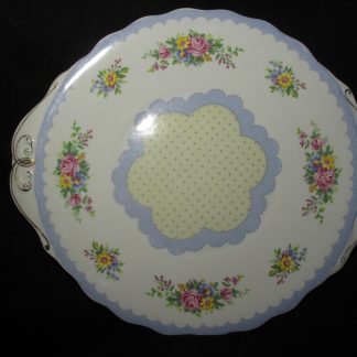 Royal Albert Prudence Blue Handled Cake Plate
