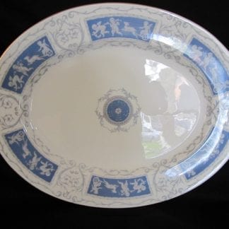 Coalport Revelry Blue Oval Platter - 13 inch