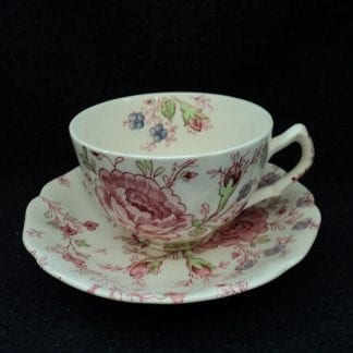 Johnson Brothers Rose Chintz Cup & Saucer