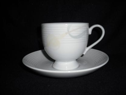 Mikasa Serenade Yellow LDB12 Cup & Saucer NEW