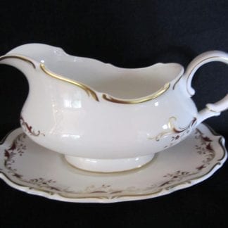Royal Doulton Strasbourg H4958 Gravy Boat & Stand