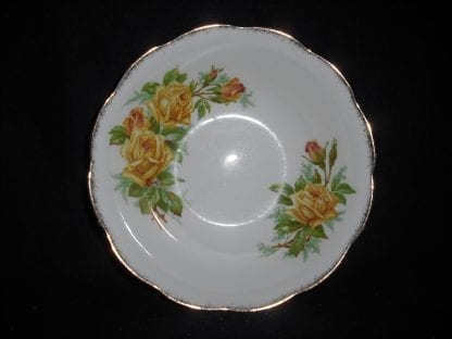 Royal Albert Yellow Tea Rose Soup Or Cereal Bowl