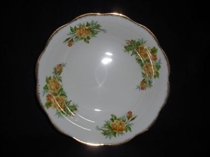 Royal Albert Yellow Tea Rose Round Vegetable Bowl
