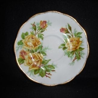 Royal Albert Yellow Tea Rose Saucer Only