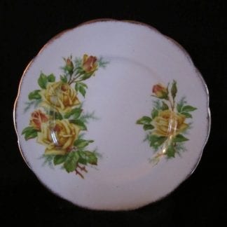 Royal Albert Yellow Tea Rose Tea Plate