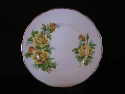 Royal Albert Yellow Tea Rose Tea Plate