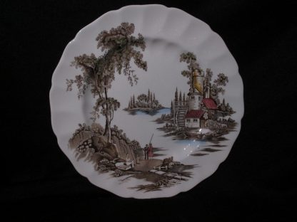 Johnson Brothers The Old Brown Mill Brown Dinner Plate