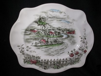 Johnson Brother The Road Home Oval Platter - 12 inch