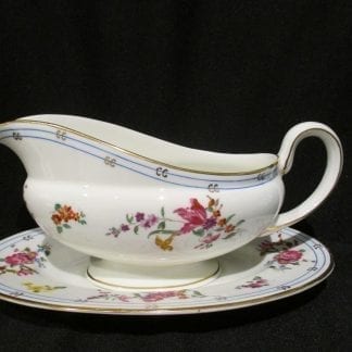 Royal Worcester Z1623 Gravy Boat & Stand