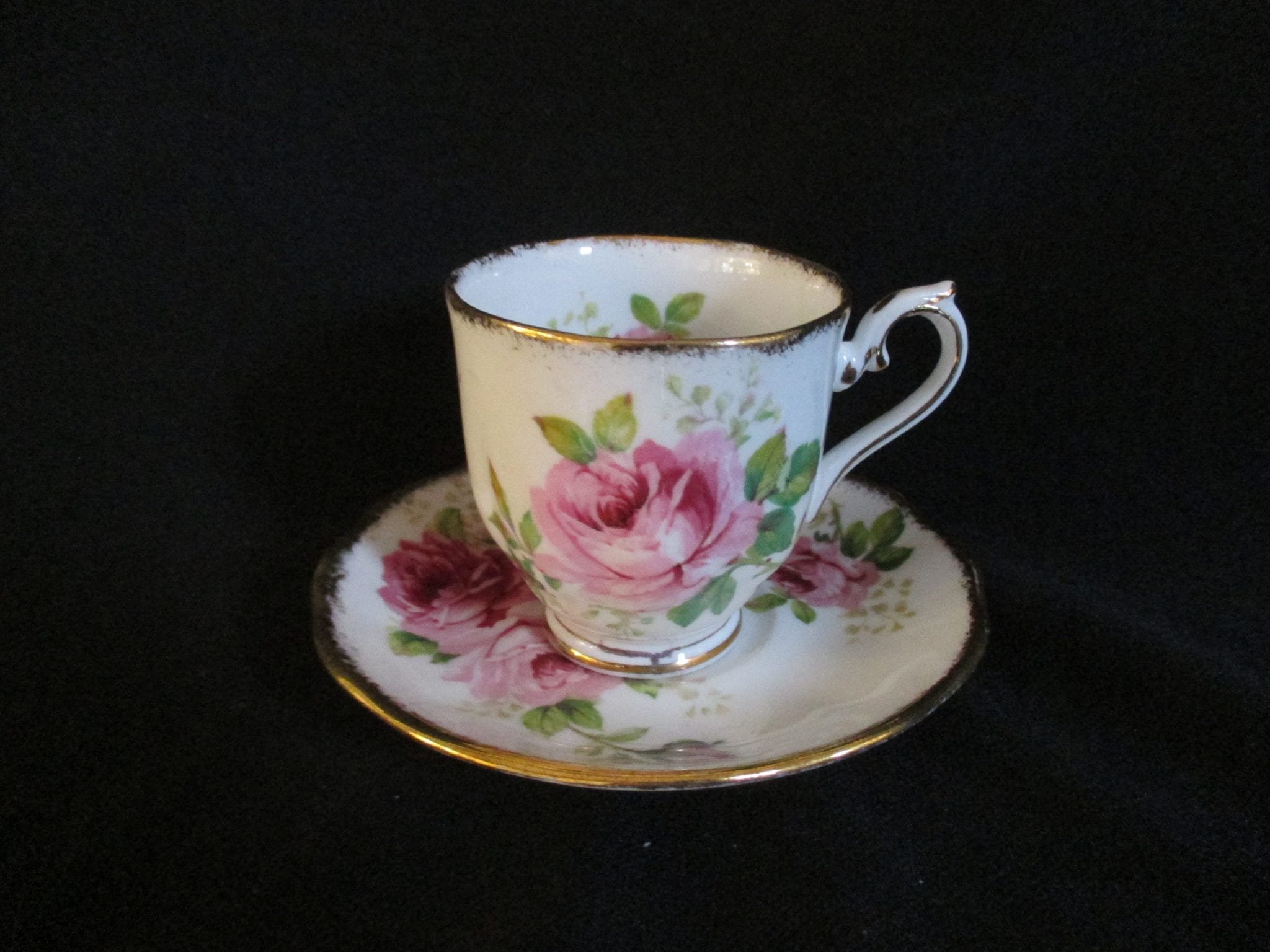 Vintage Royal Albert American Beauty Teacup and Saucer