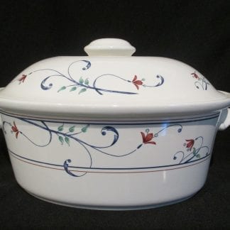 Mikasa Annette CAC20 Oval Covered Casserole