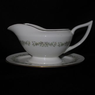Minton April S732 Gravy Boat & Stand
