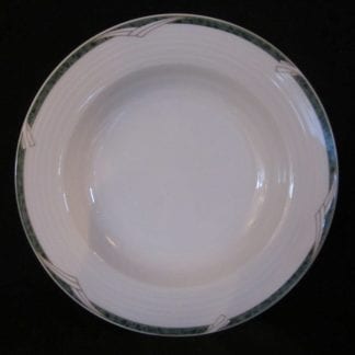 Noritake Arctic Green 4090 Rim Soup Bowl