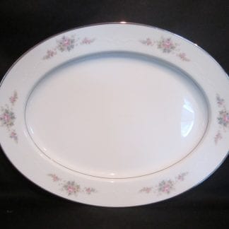 Noritake Astor Rose 6515 Oval Platter - 13 inch
