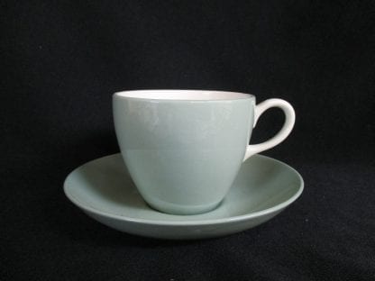 Wedgwood Barlaston Green Cup & Saucer
