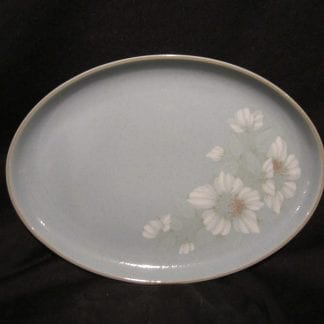 Denby Blue Dawn Oval Platter - 13 inch